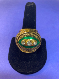 Large Gold Greenbay Packers Ring