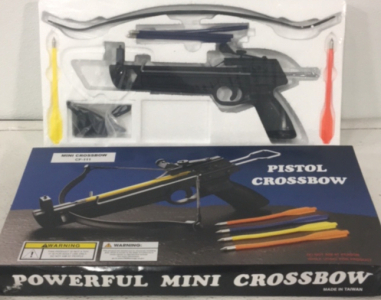 New Powerful 50lb Mini Crossbow Pistol With Bolts