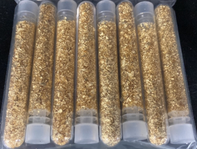 (8) Vials of Gold Flake/Leaf