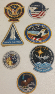 (7) Vintage Original NASA Space Program Mission Patches Including Apollo 11 and More!!