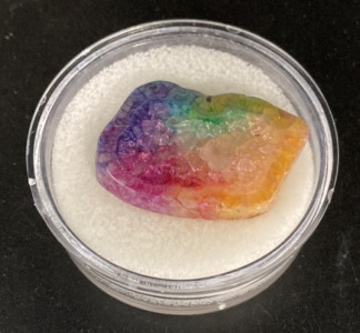 38.40ct Multicolor Druzy Titanium Solar Quartz Cabochon