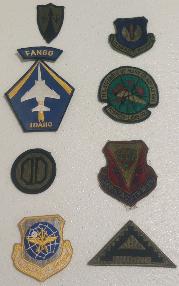 (8) Vintage Original US Military Korean - Vietnam ERA Patches Including ...