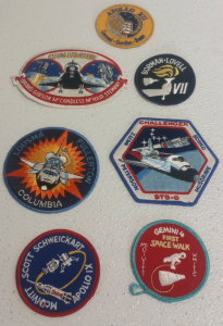 (7) Vintage Original NASA Space Program Mission Patches Including Apollo 12 and More!!