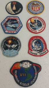 (7) Vintage Original NASA Space Program Mission Patches Including (2) Apollo 12 and More!!