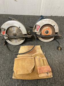 (2) Skill Saws and Tool Belt