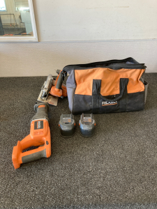 Ridged Power Tools + Bag