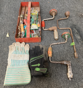 Vintage Hand Tools, Gloves And More