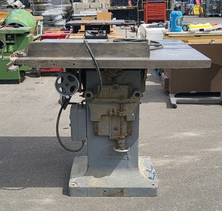 Industrial Table Saw and Mounted Single Phase Motor