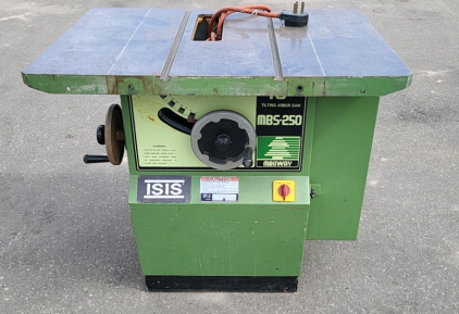 Mikiway 10" Tilting Arbor Saw