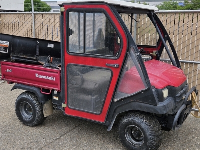<EB> 2006 Kawasaki Mule 3000 w/ Doors & Roof, Snowplow Attachment