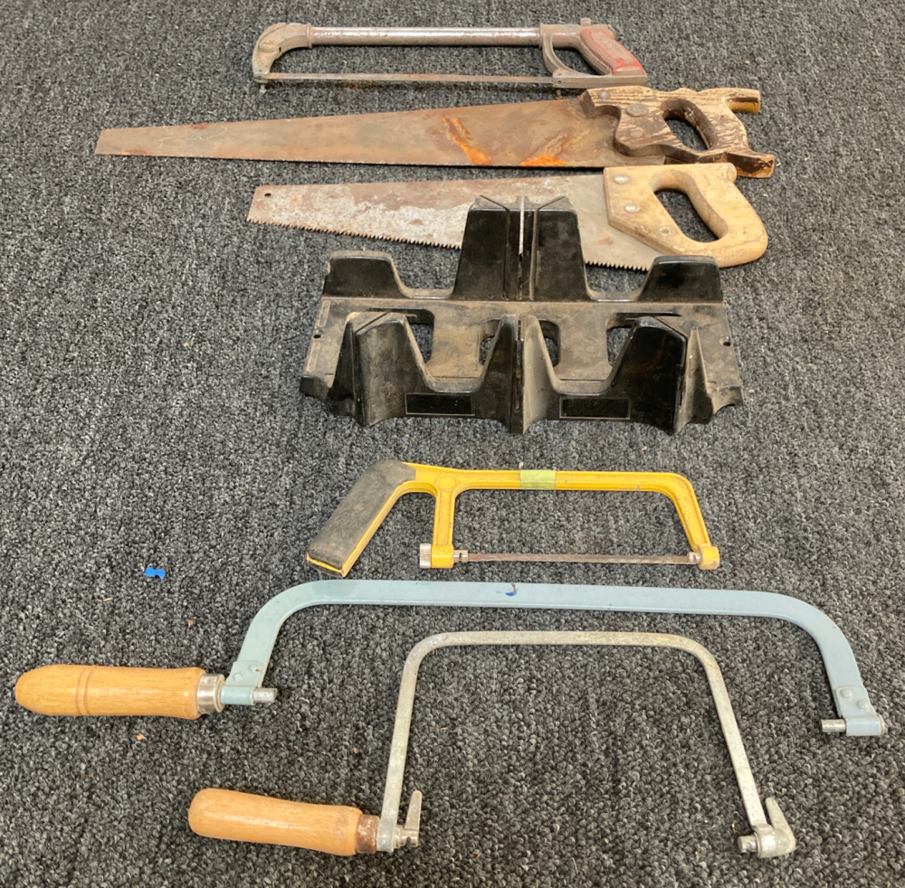 Hacksaw, Miter Box, Coping Saw