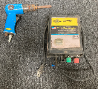 Electric Fence Energizer + Air Hammer