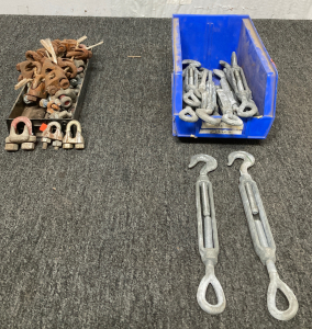 Metal Clamps and Pullies