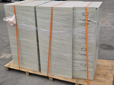 (5) File Cabinets 15x26x52