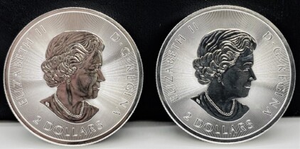 (2) 1/2 Troy Oz Fine Silver Coins
