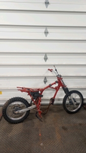 1997 Honda XR80R Motorcycle Rolling Frame