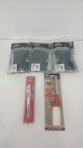 (3) New Tenacious Work Gear Proflex Left Size Large Wrist Support Braces (1) Pack Of (5) Milwaukee Wood Sawzall Blades (1) IIT Gas Match Lighter