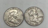 $1 90% Franklin Half Dollars