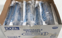 (1) Box of 25 New In Sealed Packaging Exelint 50ML Disposable Syringes Without Needle