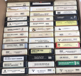 (39) Assorted 8Track Tapes Including Top Artist Merle Haggard, Waylon Jennings, Elvis Presley & More!!