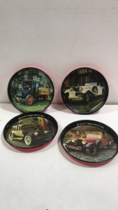 (4) General Tire 12&rdquo; Antique Vehicle Collector Trays