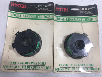 (2) Ryobi Dual Line Cartridge PN153577r