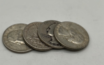 $1 90% Silver Quarters