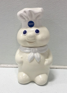 Vintage Pillsbury Doughboy &ldquo;Poppin&rsquo; Fresh&rdquo; Cookie Jar 1998
