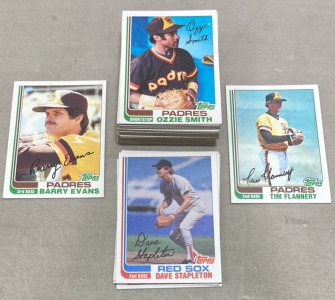 (50) 1982 Topps MLB Baseball Cards&hellip; Ozzie Smith +