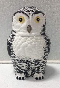 Wild Life Snowy Owl Cookie Jar