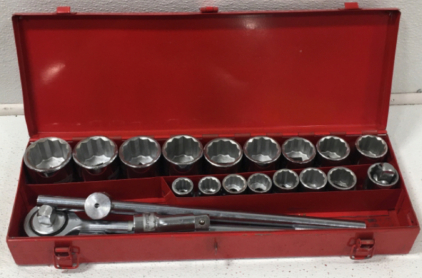 Pittsburgh: 20MM Square Drive 21.PC Box Socket Set Tools