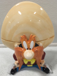 Vintage Yosemite Sam Ceramic Cookie Jar Looney Tunes