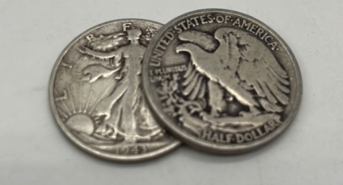 $1 90% Liberty Half Dollars