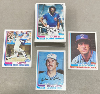 (50) 1982 Topps MLB Baseball Cards&hellip; Bobby Bonds +
