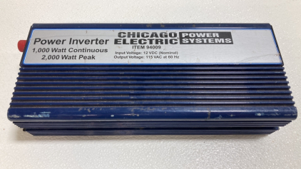 Chicago Electric 1000w Power Inverter