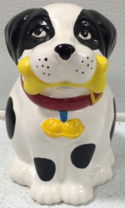 Earthenware Doggie Cookie Jar