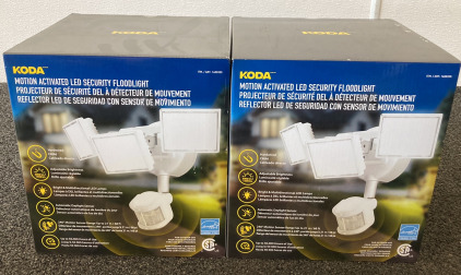 (2) Koda Motion Activated LED Security Floodlights