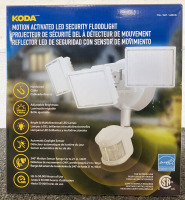 (2) Koda Motion Activated LED Security Floodlights - 2