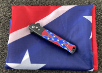 3’x5’ Rebel Flag And Switchblade Knife - 4