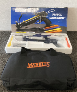 Pistol Crossbow And Marble’s Knife Collector’s Case