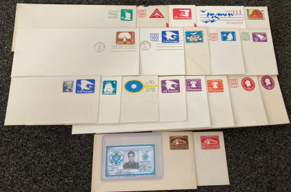US Postage Envelopes And Elvis Military ID Replica