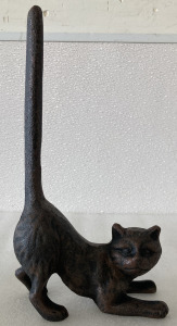 Cast Iron Cat Toilet Paper Holder