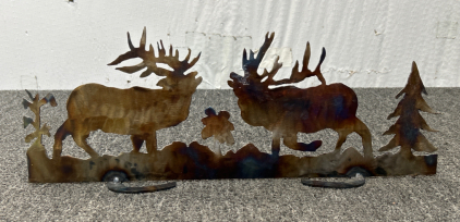 Custom Metal Art “Elks”