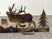 Custom Metal Art “Elks” - 3