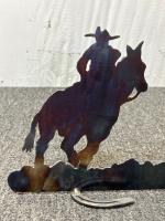 Custom Metal Art “Cowboy Roundup” - 2