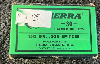 Sierra 30 Caliber Bullets