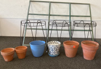 Garden Set (6 Pots, 3 Stands, 1 Trellis)