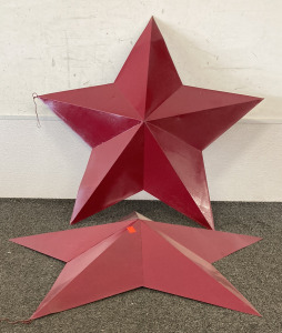 Large Red Stars For Wall Decor