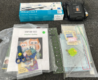 Quilting Supplies, Cassette Recorder and IRIScan Book 3
