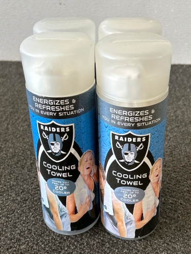 Raiders Themed Cooling Towels